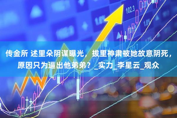 传金所 述里朵阴谋曝光，拔里神肃被她故意阴死，原因只为逼出他弟弟？_实力_李星云_观众